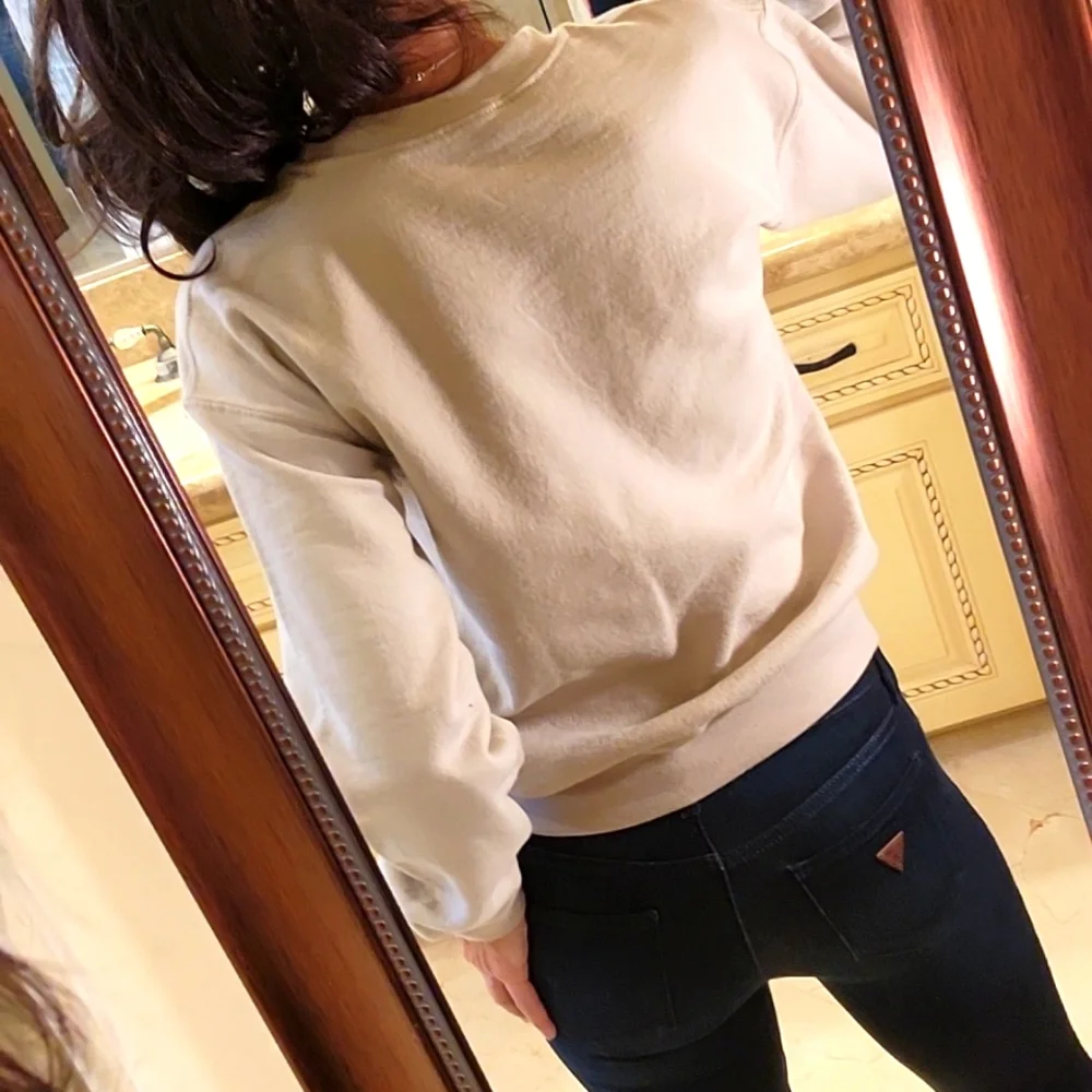 FIANCÉ est. 2021 Beige Sweatshirt,  S - Picture 9 of 16